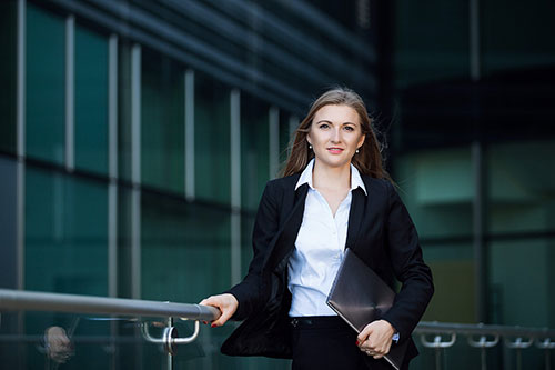 Business / corporate portraits in Copenhagen for lawyers; outdoor portrait