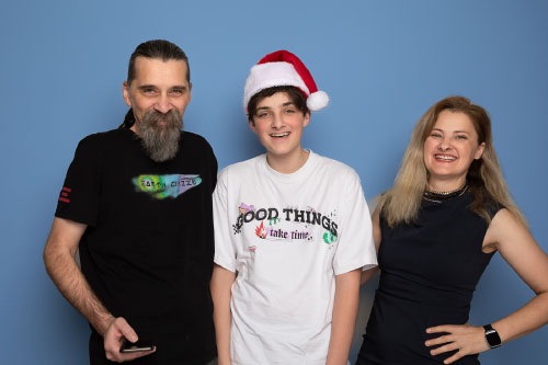 Family photo with photographer Cristian Mihaila from Copenhagen photo studio Gentofte