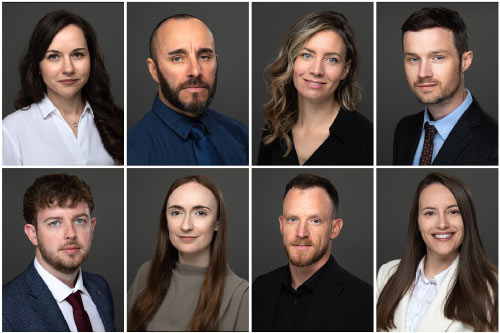 Corporate group headshots or portraits in Copenhagen Denmark