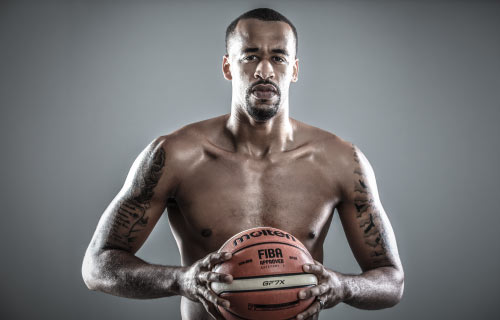 Basketball player portrait in Copenhagen, Denmark